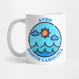 Avon, NC Summertime Vacationing Ocean Skyline Mug